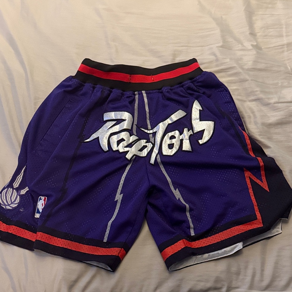 Just Don Toronto Raptors Logo Shorts